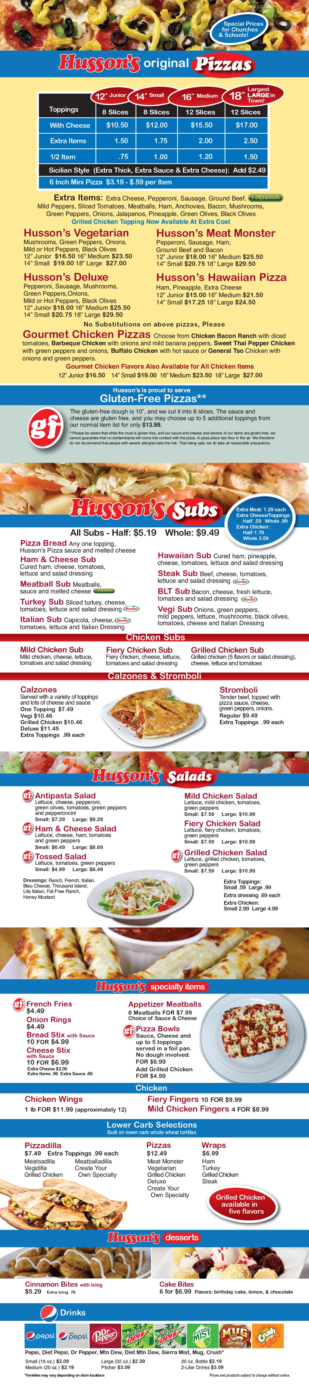 Husson's Original Pizza